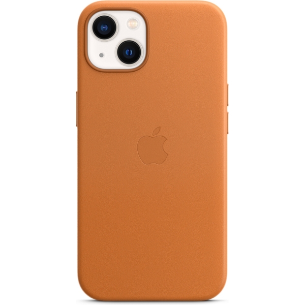Apple Mm103Zm/A Apple Leather Case With Magsafe Iphone 13 Golden Brown