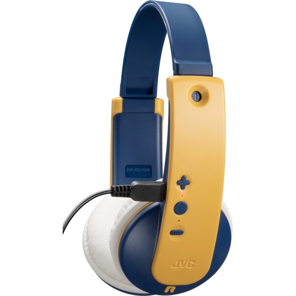 Jvc Ha-Kd10W Jvc Kids Tinyphones Wireless Headphone Yellow/Blue - Afbeelding 6