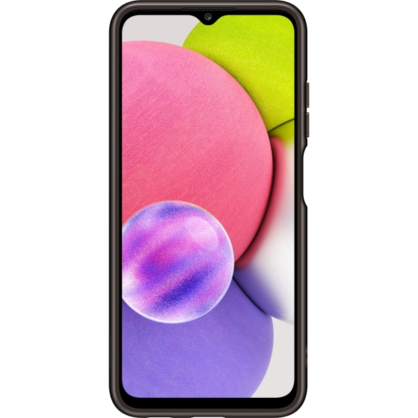 Samsung Ef-Qa038Tbegeu Samsung Soft Clear Cover Galaxy A03S Black - Afbeelding 3