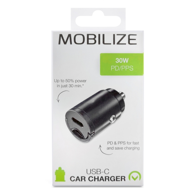 Mobilize Car Charger Usb-C 30W With Pd/Pps Black - Afbeelding 6
