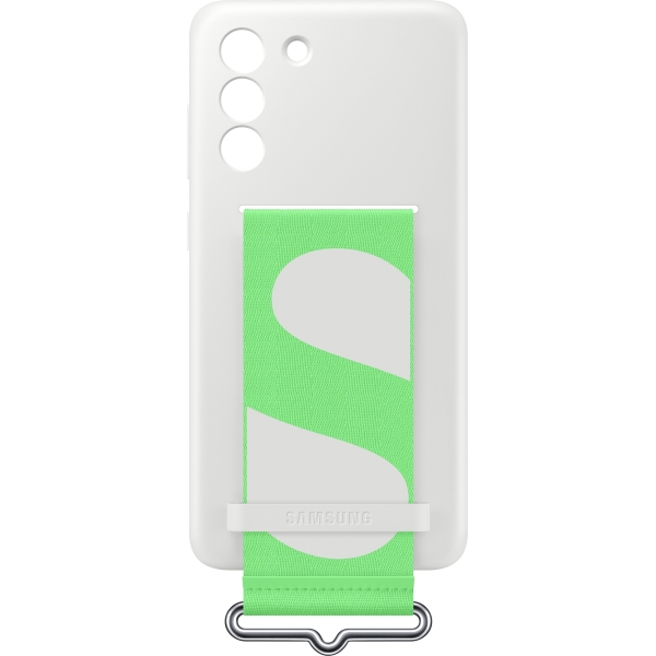 Samsung Ef-Gg990Twegww Samsung Silicone Cover With Strap Galaxy S21 Fe 5G White - Afbeelding 3