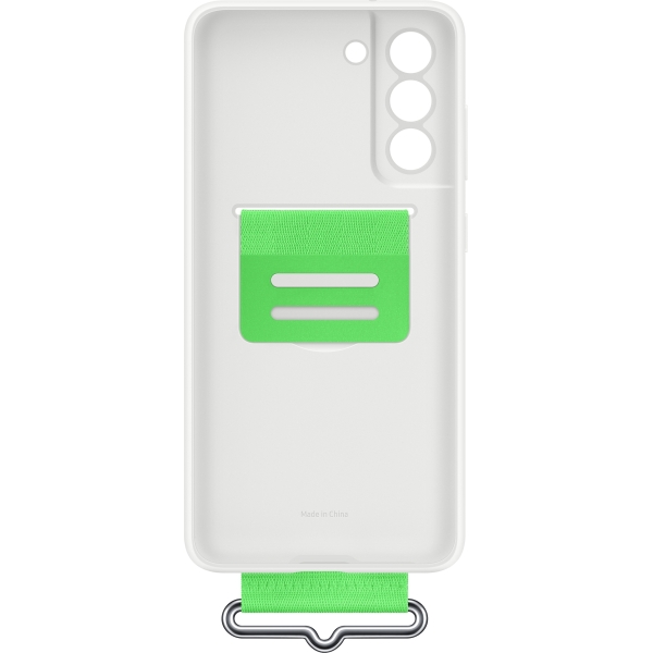 Samsung Ef-Gg990Twegww Samsung Silicone Cover With Strap Galaxy S21 Fe 5G White - Afbeelding 4