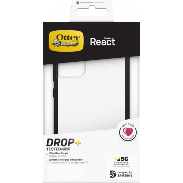 Otterbox React Series Samsung Galaxy S22+ 5G Clear/Black - Afbeelding 7