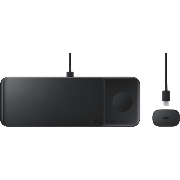 Samsung Ep-P6300Tbegeu Samsung Wireless Qi Trio Pad + Travel Adapter 9W Black - Afbeelding 8