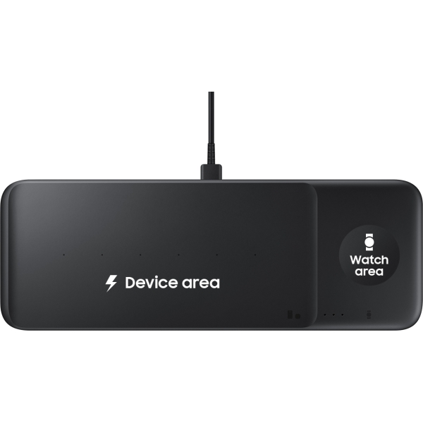 Samsung Ep-P6300Tbegeu Samsung Wireless Qi Trio Pad + Travel Adapter 9W Black - Afbeelding 9