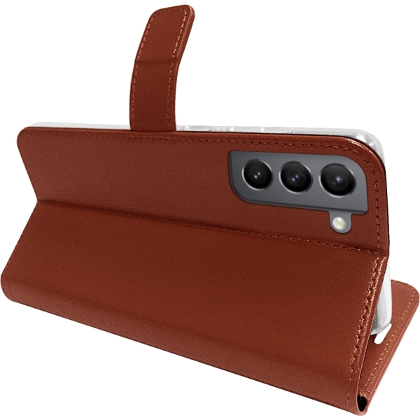 Valenta Book Case Gel Skin Samsung Galaxy S22+ 5G Brown - Afbeelding 6