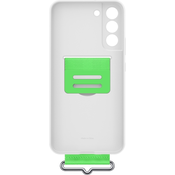 Samsung Ef-Gs906Twegww Samsung Silicone Cover With Strap Galaxy S22+ 5G White - Afbeelding 4
