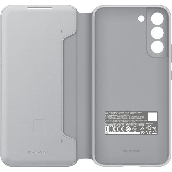 Samsung Ef-Ns906Pjegww Samsung Led View Cover Galaxy S22+ 5G Light Grey - Afbeelding 4