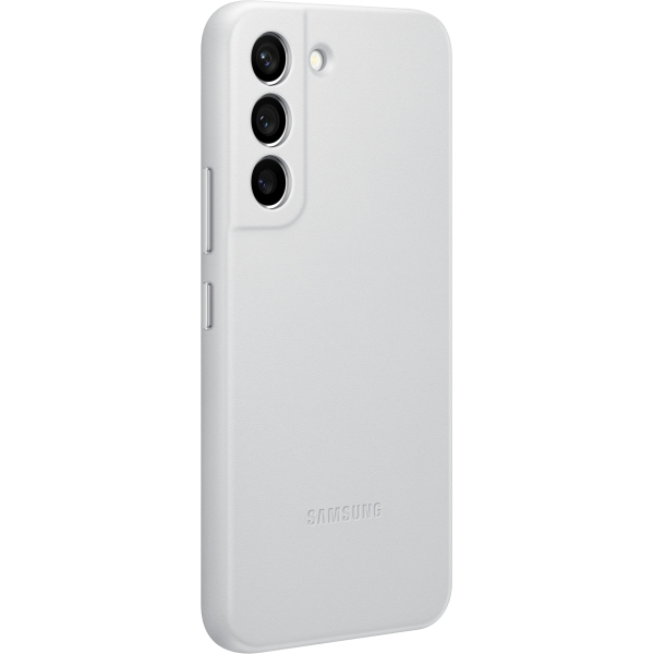 Samsung Ef-Vs901Ljegww Samsung Leather Cover Galaxy S22 5G Light Grey - Afbeelding 5