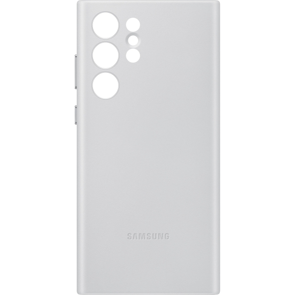 Samsung Ef-Vs908Ljegww Samsung Leather Cover Galaxy S22 Ultra 5G Light Grey - Afbeelding 3