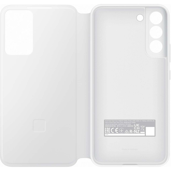 Samsung Ef-Zs906Cwegee Samsung Smart Clear View Cover Galaxy S22+ 5G White - Afbeelding 4