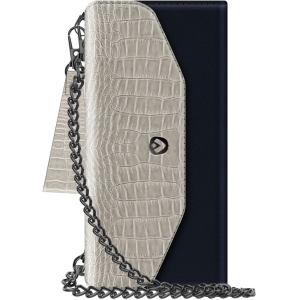 Valenta Clutch Croco Case Snap Universal Medium Black