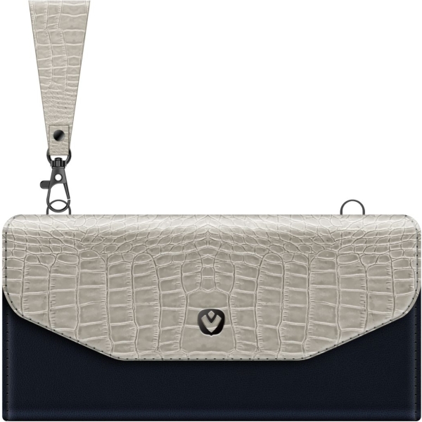 Valenta Clutch Croco Case Snap Universal Large Black - Afbeelding 7