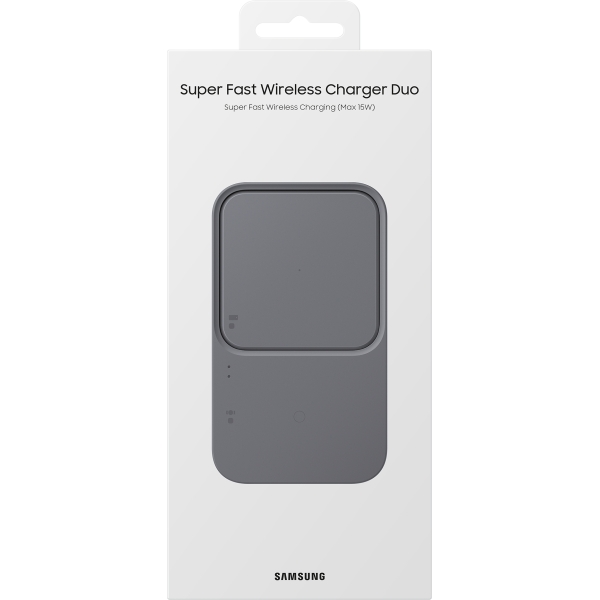 Samsung Ep-P5400Bbegeu Samsung Wireless Qi Duo Charger Pad 15W Dark Grey - Afbeelding 7