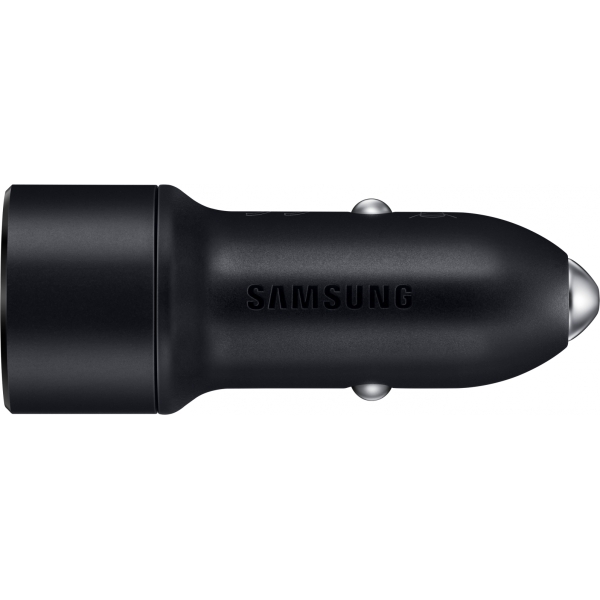 Samsung Ep-L1100Wbegeu Samsung Fast Charge Duo Car Charger 15W Black Bulk - Afbeelding 4