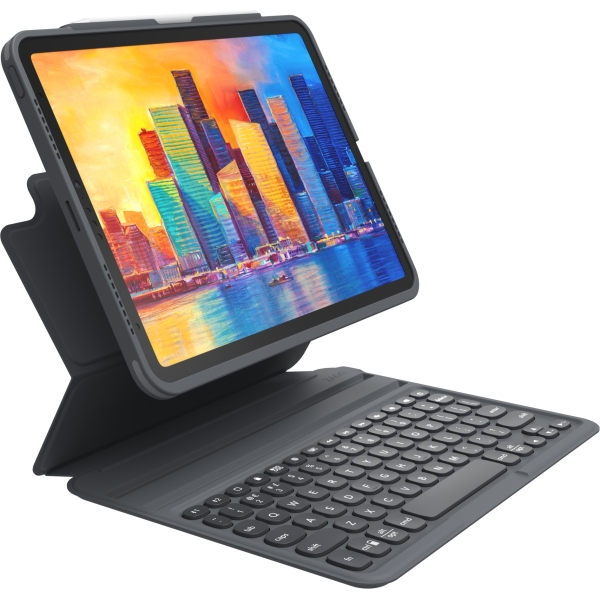 Zagg Pro Keys Bluetooth Keyboard Case For Apple Ipad Air 10.9 (2020/2022) Qwerty Black - Afbeelding 2