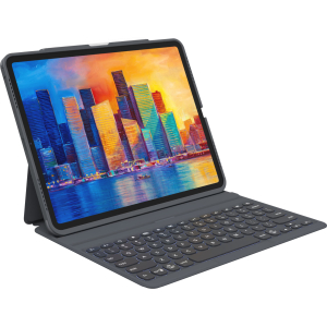 Zagg Pro Keys Bluetooth Keyboard Case For Apple Ipad Pro 12.9 (2018/2020/2021/2022) Qwerty Black