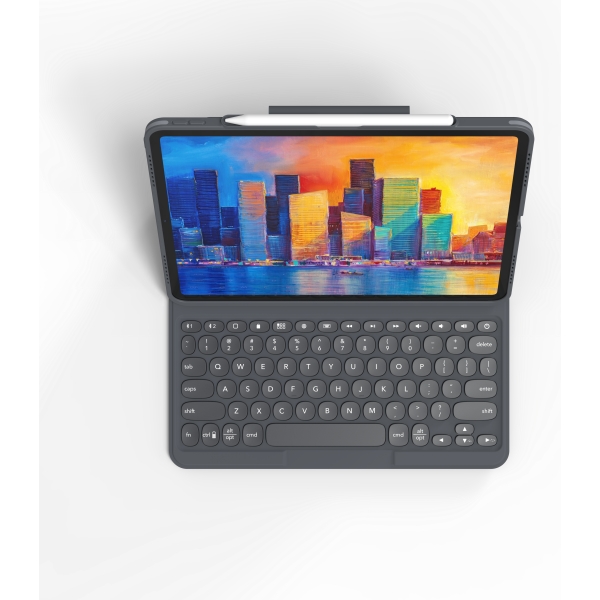 Zagg Pro Keys Bluetooth Keyboard Case For Apple Ipad Pro 12.9 (2018/2020/2021/2022) Qwerty Black - Afbeelding 3