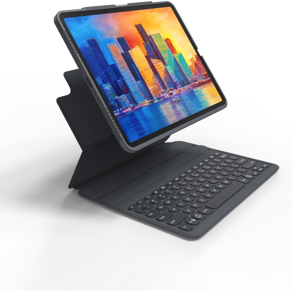 Zagg Pro Keys Bluetooth Keyboard Case For Apple Ipad Air 11 (2024/2025)/Pro 11 (2021) Qwerty Black - Afbeelding 2