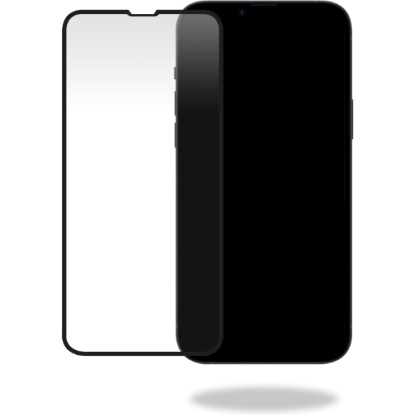 Mobilize Glass Screen Protector - Black Frame - Apple Iphone 13 Pro Max/14 Plus