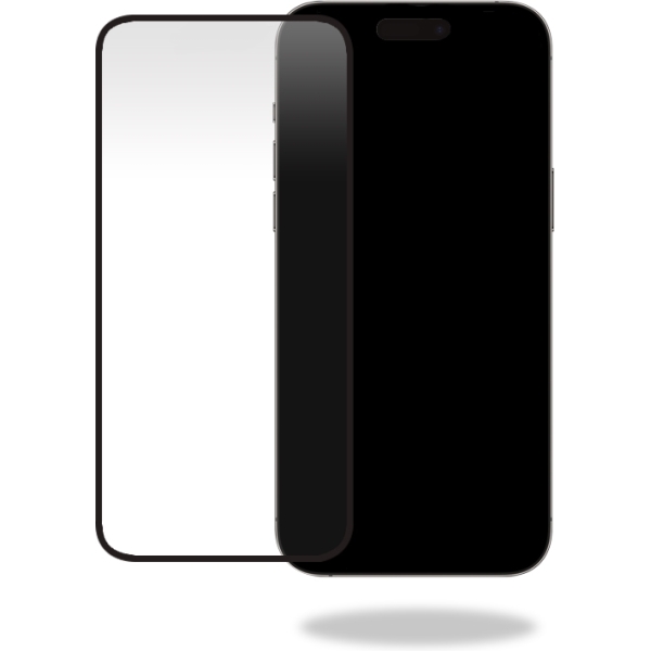 Mobilize Glass Screen Protector - Black Frame - Apple Iphone 14 Pro Max