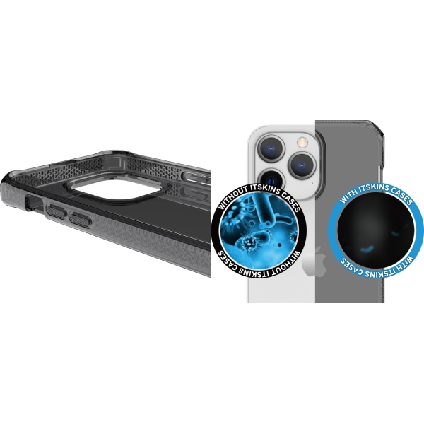 Itskins Level 2 Spectrumclear_R For Apple Iphone 14 Pro Smoke - Afbeelding 10