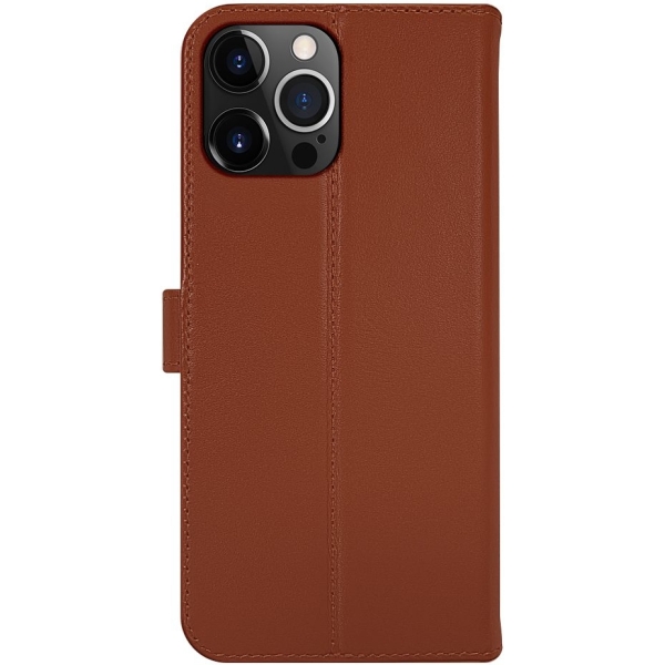 Valenta Book Case Gel Skin Apple Iphone 14 Pro Brown - Afbeelding 2