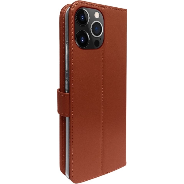 Valenta Book Case Gel Skin Apple Iphone 14 Pro Brown - Afbeelding 5