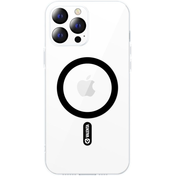 Valenta Tempered Glass Back Cover Magsafe Case Apple Iphone 14 Pro Max Clear - Afbeelding 2