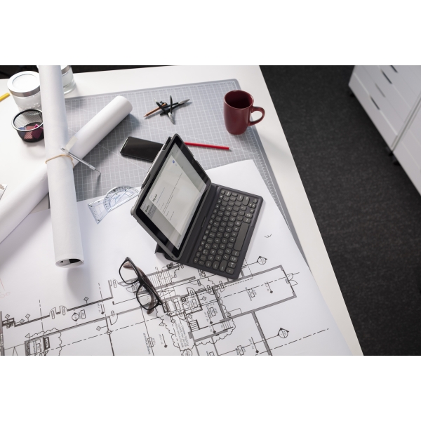 Zagg Pro Keys Bluetooth Keyboard Case For Apple Ipad 10.2 (2019/2020/2021) Azerty Black - Afbeelding 7