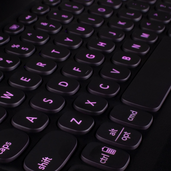 Zagg Pro Keys Bluetooth Keyboard Case For Apple Ipad Pro 12.9 (2018/2020/2021) Azerty Black - Afbeelding 8
