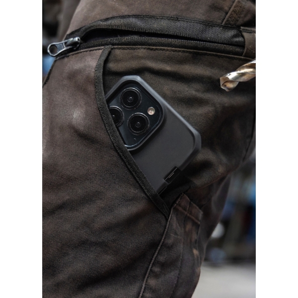 Itskins Level 2 Spectrumsolid_R For Apple Iphone 14 Pro Plain Black - Afbeelding 11