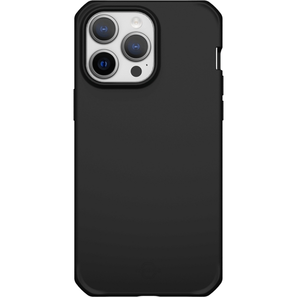 Itskins Level 2 Spectrumsolid_R For Apple Iphone 14 Pro Plain Black - Afbeelding 2