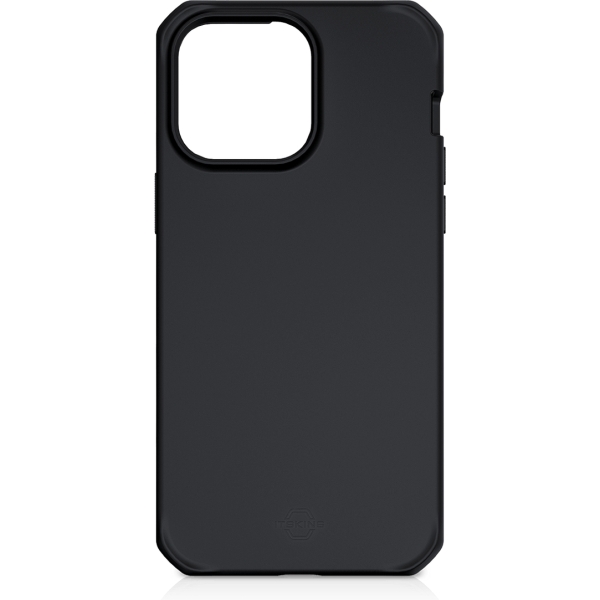 Itskins Level 2 Spectrumsolid_R For Apple Iphone 14 Pro Plain Black - Afbeelding 3