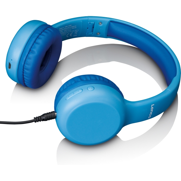 Lenco Hpb-110Bu Lenco On-Ear Stereo Bluetooth Headset For Kids Blue - Afbeelding 9