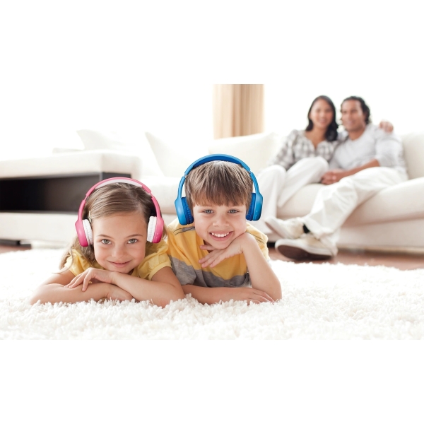 Lenco Hpb-110Pk Lenco On-Ear Stereo Bluetooth Headset For Kids Pink - Afbeelding 11