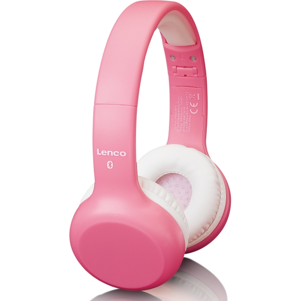 Lenco Hpb-110Pk Lenco On-Ear Stereo Bluetooth Headset For Kids Pink - Afbeelding 3