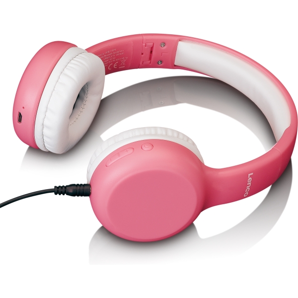 Lenco Hpb-110Pk Lenco On-Ear Stereo Bluetooth Headset For Kids Pink - Afbeelding 9