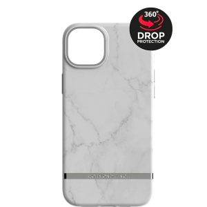 Richmond & Finch Freedom Series One-Piece Apple Iphone 14 Plus White Marble