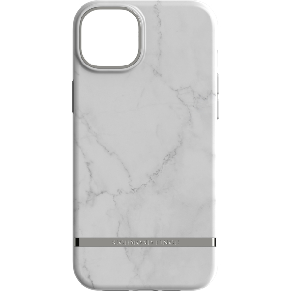 Richmond & Finch Freedom Series One-Piece Apple Iphone 14 Plus White Marble - Afbeelding 2