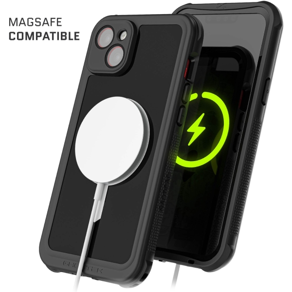 Ghostek Nautical Waterproof Magsafe Case + Belt Swivel Holster Apple Iphone 14 Plus Black - Afbeelding 9
