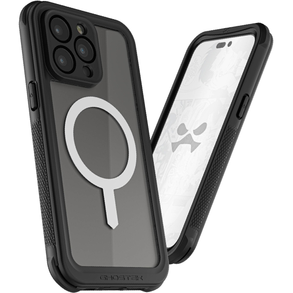 Ghostek Nautical Waterproof Magsafe Case + Belt Swivel Holster Apple Iphone 14 Pro Max Clear - Afbeelding 7