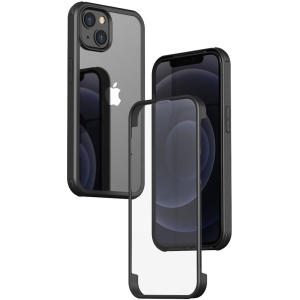 Valenta Tempered Glass Full Cover Bumper Case Apple Iphone 14 Plus Black