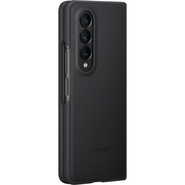 Samsung Ef-Vf936Lbegww Samsung Leather Cover Galaxy Z Fold4 Black - Afbeelding 4