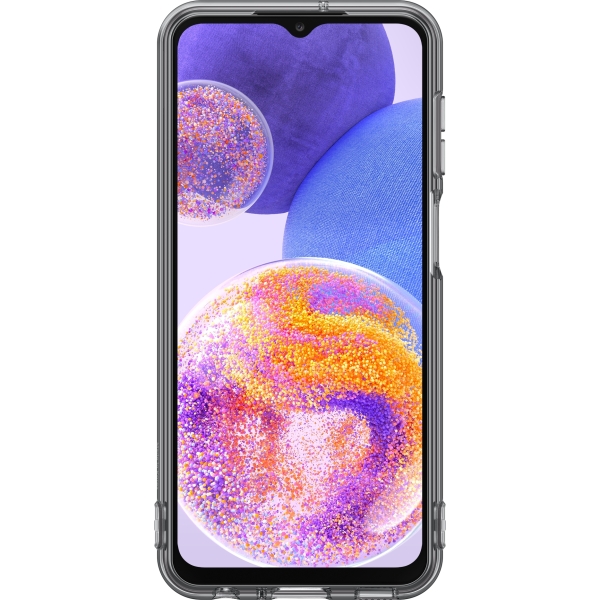 Samsung Ef-Qa235Tbegww Samsung Soft Clear Cover Galaxy A23 5G Black - Afbeelding 2