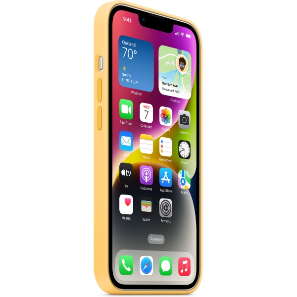 Apple Mpt23Zm/A Apple Silicone Case With Magsafe Iphone 14 Sunglow - Afbeelding 3