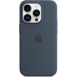 Apple Mptf3Zm/A Apple Silicone Case With Magsafe Iphone 14 Pro Storm Blue