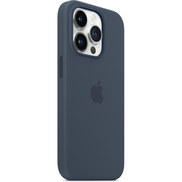 Apple Mptf3Zm/A Apple Silicone Case With Magsafe Iphone 14 Pro Storm Blue - Afbeelding 2