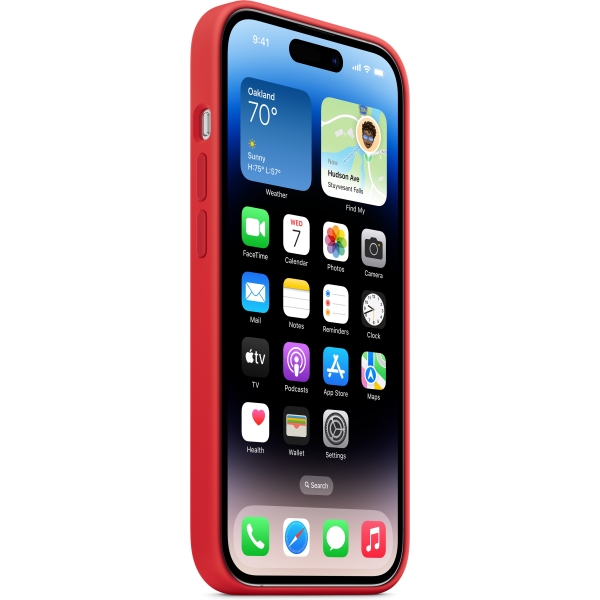 Apple Mptr3Zm/A Apple Silicone Case With Magsafe Iphone 14 Pro Max (Product) Red - Afbeelding 3