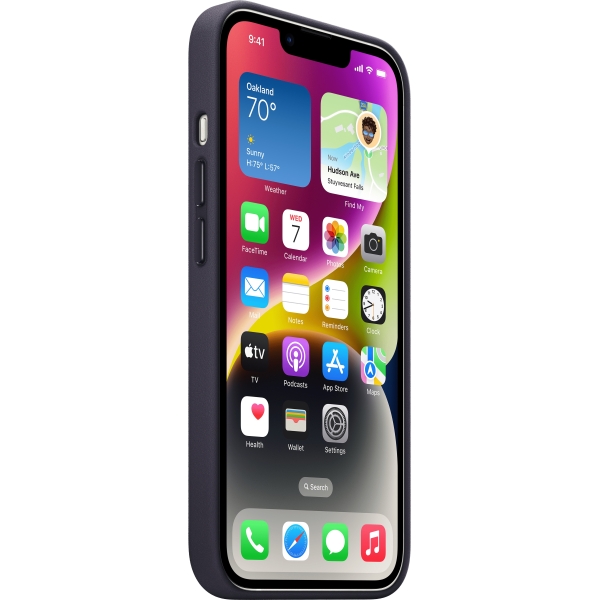 Apple Mpp63Zm/A Apple Leather Case With Magsafe Iphone 14 Ink - Afbeelding 3